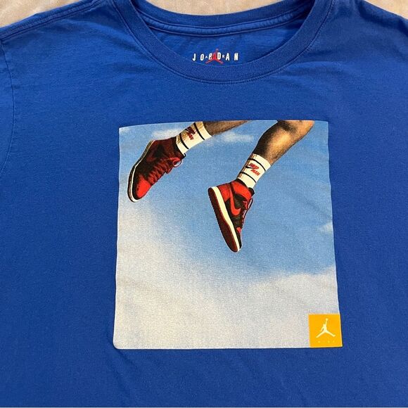 Retro Nike Jordan Jump Man Men’s XXL Short Sleeve Shirt - Picture 1 of 7